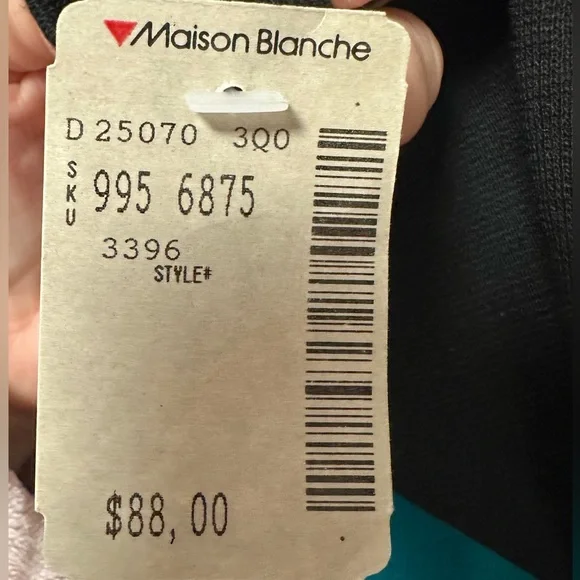 NWT Vintage Leslie Fay Colorblock Dress with Gold Button Accents - Picture 6 of 11